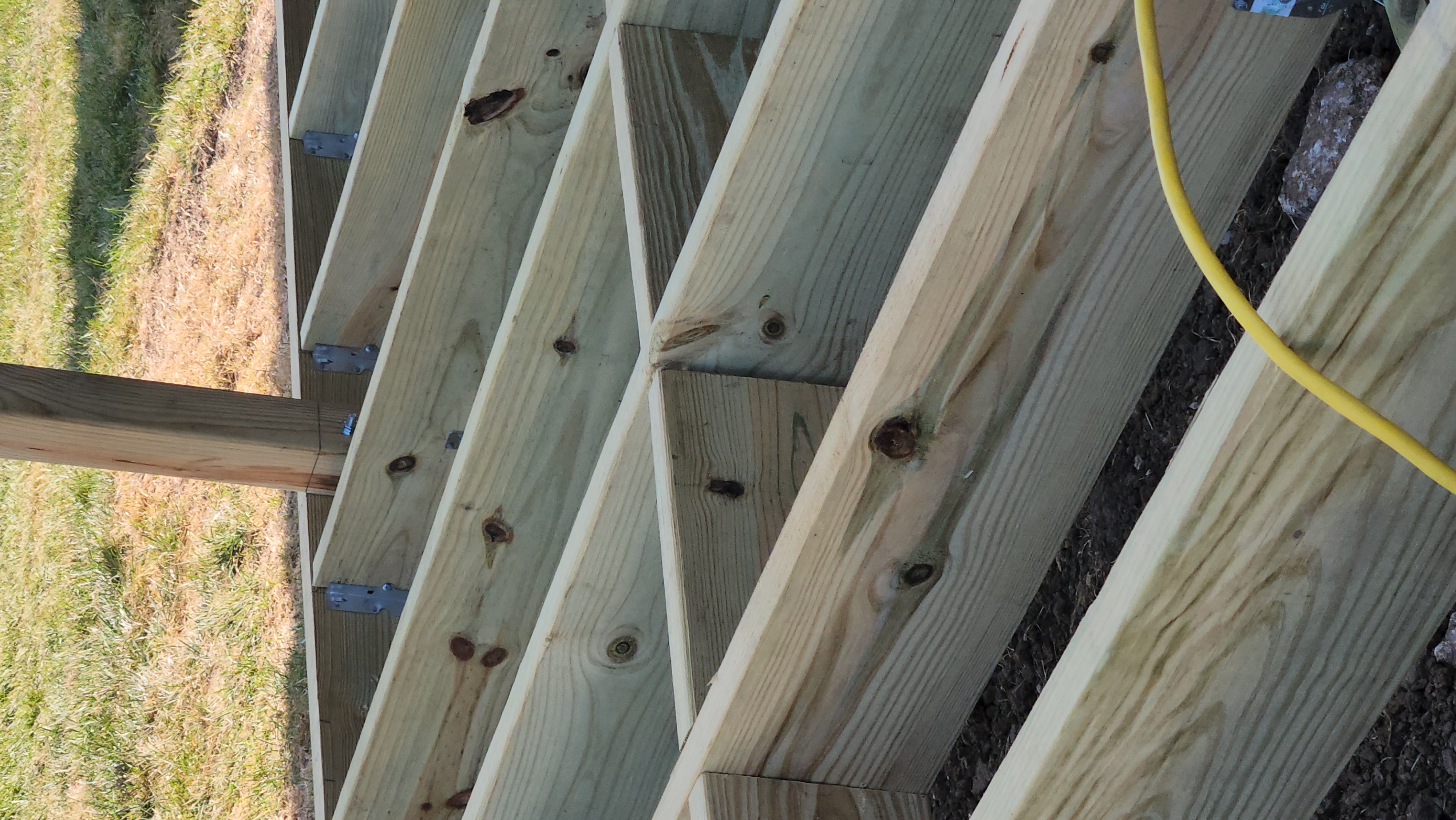 Deck framing detail